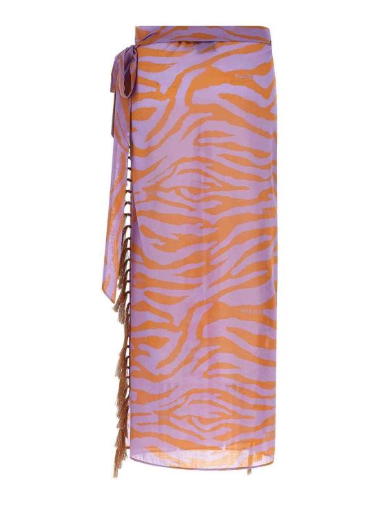 26SS 디 아티코 롱 스커트 260WCR00140247 Purple - THE ATTICO