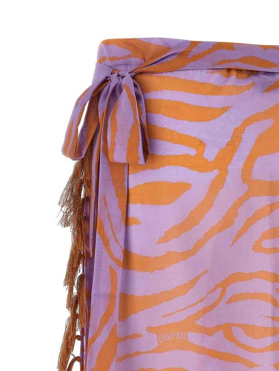 26SS 디 아티코 롱 스커트 260WCR00140247 Purple - THE ATTICO