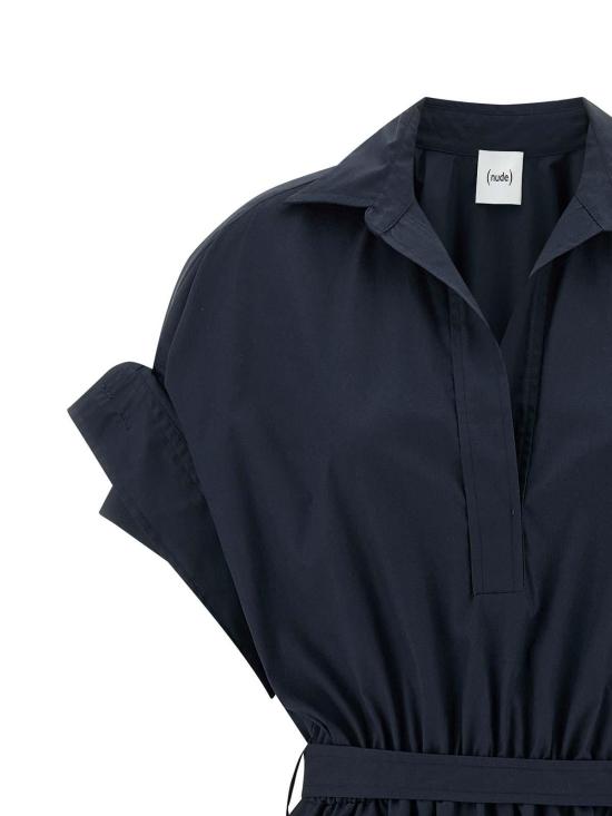 26SS 누드 미디 원피스 1103E2638907 Blue - NUDE