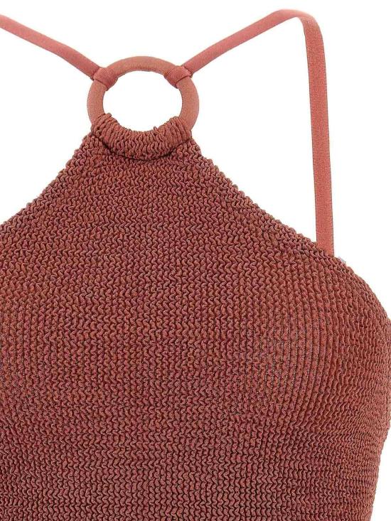 26SS 훈자 지 원피스 수영복 JASMINESWIMMETALLICROSEWOOD Red - HUNZA G