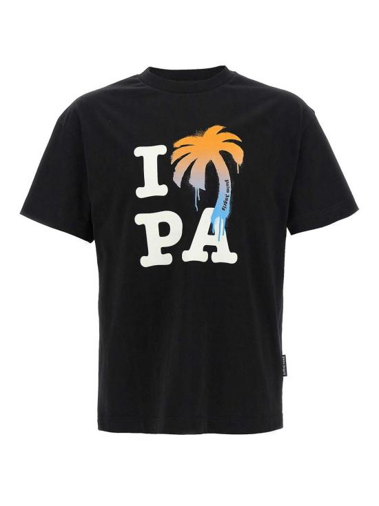 26SS 팜앤젤스 반팔 티셔츠 PMAA109S26JER0071001 Black