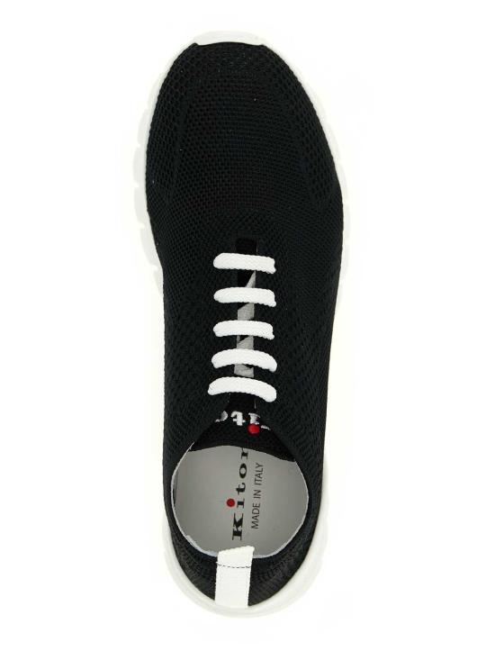  키톤 니트 핏 러닝 슈즈 USSFITSN008090309K Black - KITON