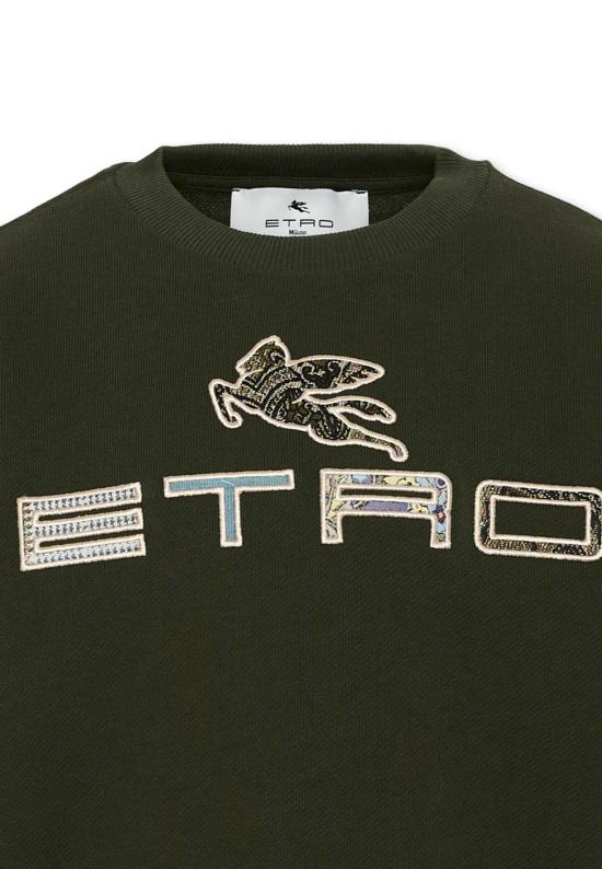 26FW [키즈] 에트로 니트/스웻셔츠 GZ4P20 Z3183 70J GREEN - ETRO