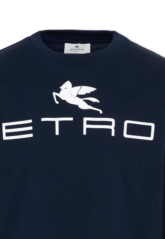 26FW [키즈] 에트로 티셔츠 GZ8P10 Z3672 617 BLUE - ETRO