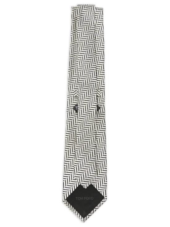 26FW 톰포드 넥타이 STE001 S0353 WAB WHITE - TOMFORD