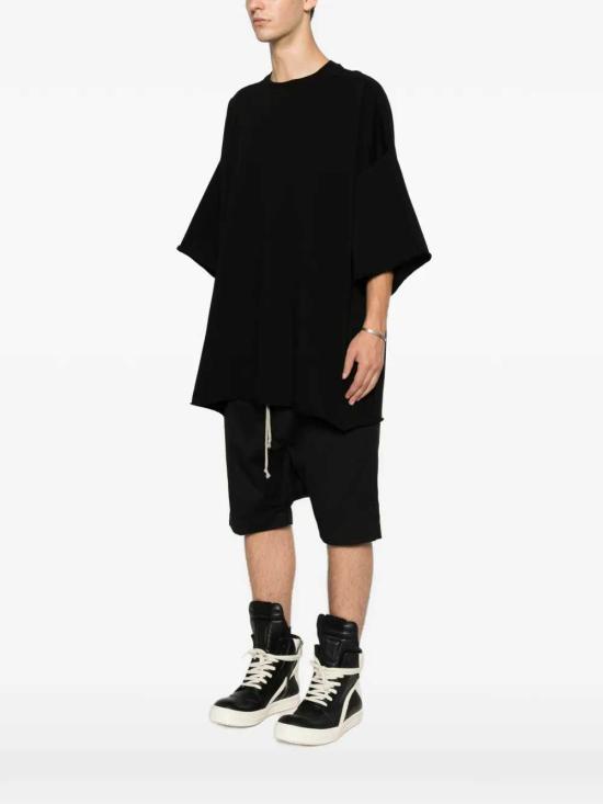 26FW 릭 오웬스 반팔 티셔츠 RU02F4283JA 09 BLACK - RICK OWENS