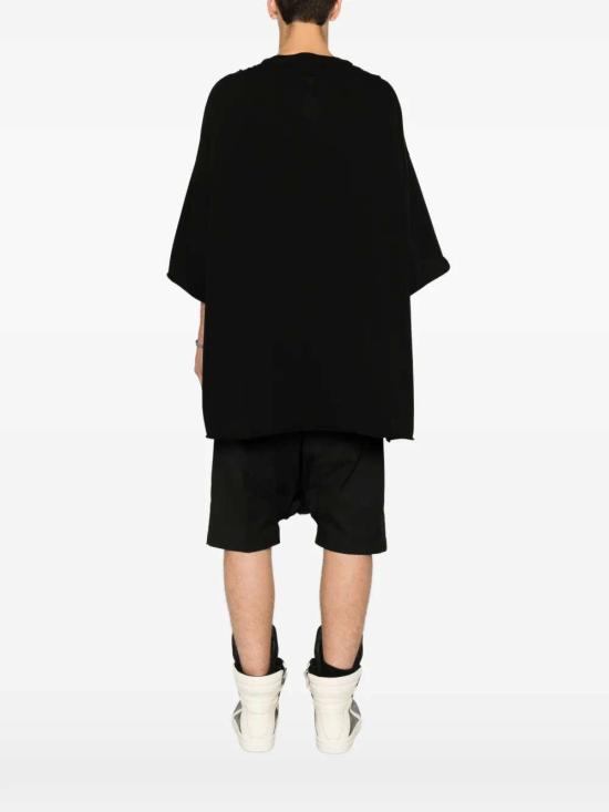 26FW 릭 오웬스 반팔 티셔츠 RU02F4283JA 09 BLACK - RICK OWENS