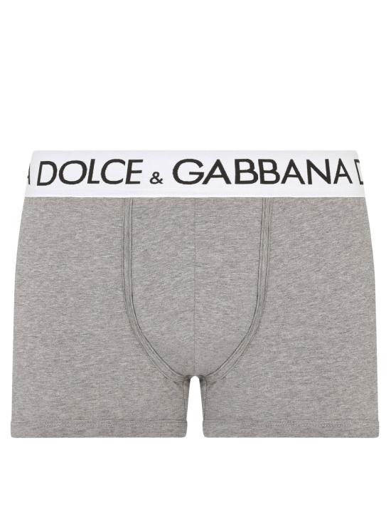26FW 돌체앤가바나 로고 밴드 드로즈 M4B97J ONN97S8291 GREY - DOLCE & GABBANA
