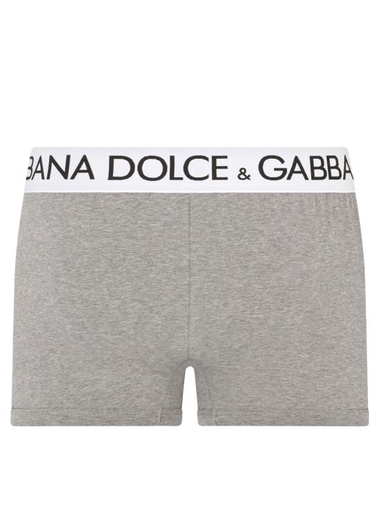 26FW 돌체앤가바나 로고 밴드 드로즈 M4B97J ONN97S8291 GREY - DOLCE & GABBANA