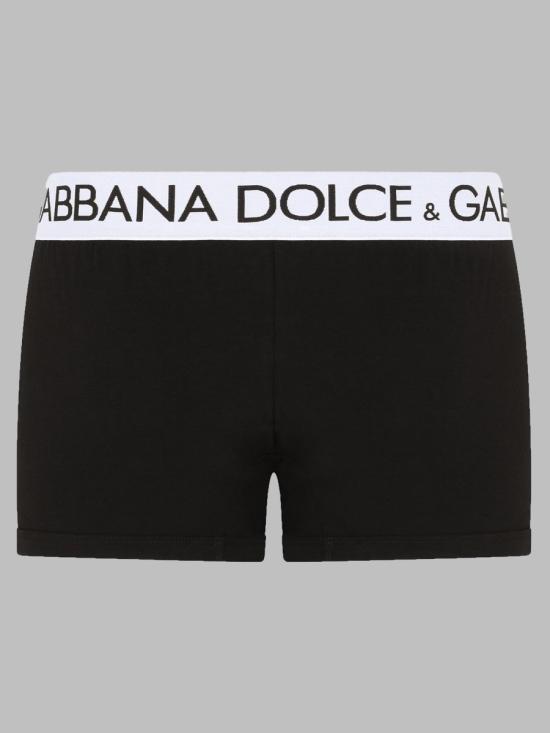 26FW 돌체앤가바나 로고 밴드 드로즈 M4B97J ONN97N0000 BLACK - DOLCE & GABBANA