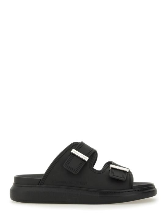 26FW 알렉산더 맥퀸 하이브리드 슬라이드 663563 W4Z511081 BLACK - ALEXANDER MCQUEEN