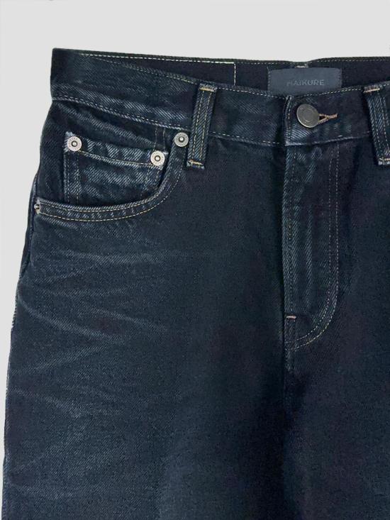 26FW 하이쿠레 데님 팬츠 HEW03338DF106L0941 L0941 BLUE BLACK - HAIKURE