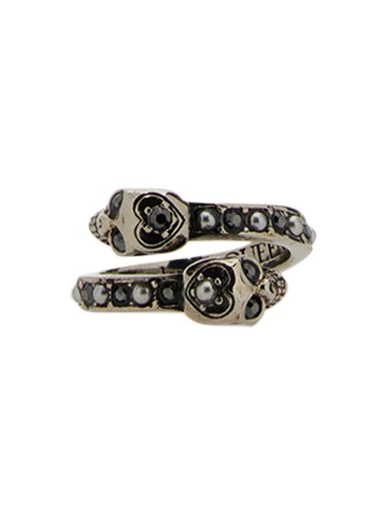 26FW 알렉산더 맥퀸 반지 553657 J160Y1328 SILVER