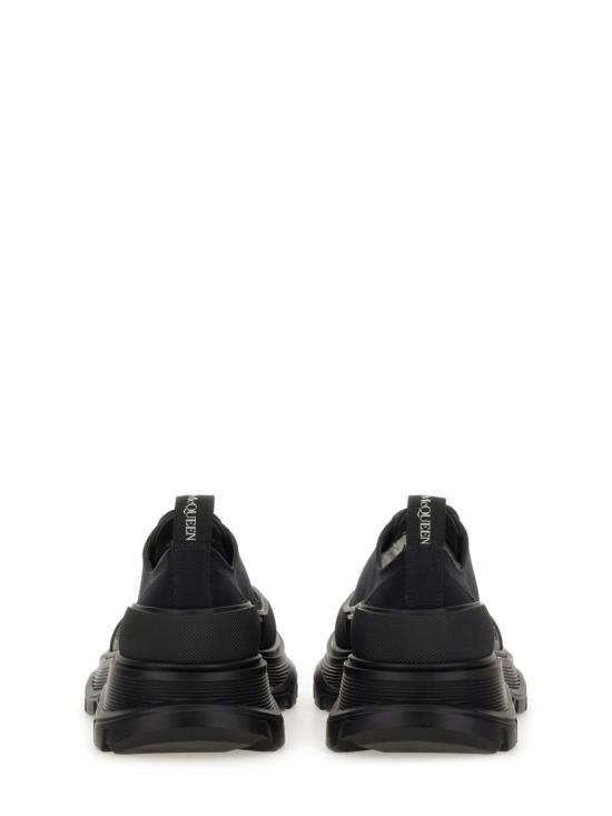 26FW 알렉산더 맥퀸 트레드 슬릭 레이스업 슈즈 697072 W4AAQ1000 BLACK - ALEXANDER MCQUEEN