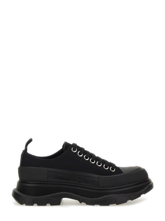 26FW 알렉산더 맥퀸 트레드 슬릭 레이스업 슈즈 697072 W4AAQ1000 BLACK - ALEXANDER MCQUEEN