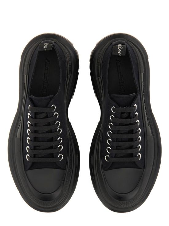 26FW 알렉산더 맥퀸 트레드 슬릭 레이스업 슈즈 697072 W4AAQ1000 BLACK - ALEXANDER MCQUEEN