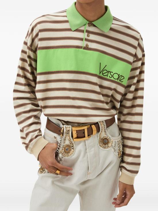 26FW 베르사체 폴로 티셔츠 1025512 1A184396K980 - VERSACE
