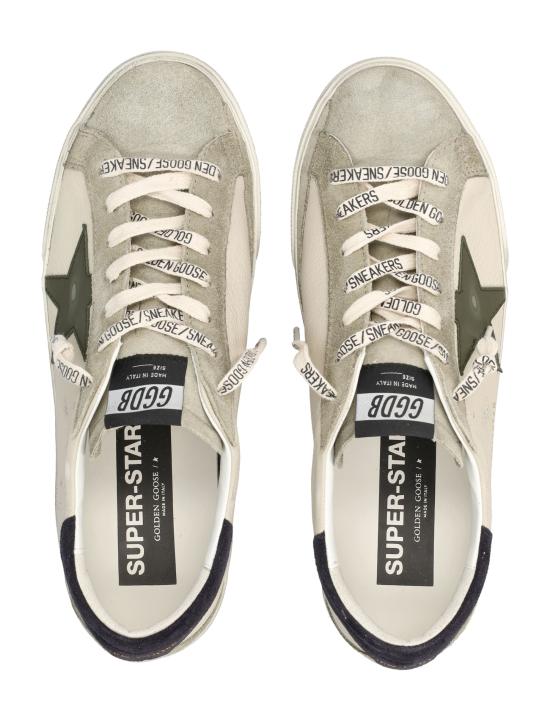 26FW 골든구스 스니커즈 GMF00102F008728 83408 CREAM OLIVE BLUE - GOLDEN GOOSE