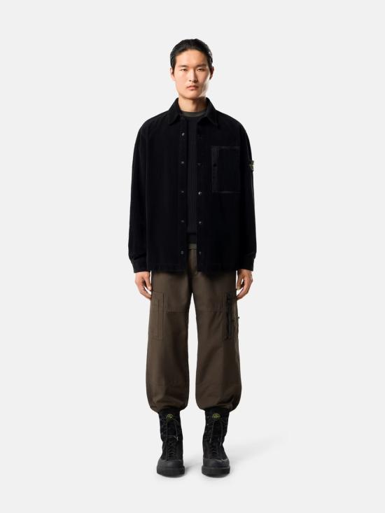 26FW 스톤 아일랜드 긴팔 셔츠 L2S151200016S0212 V0029 Nero - STONE ISLAND