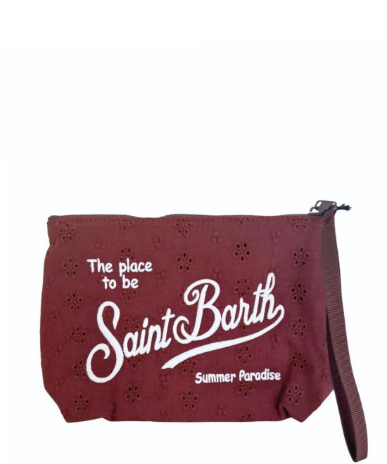 26SS 세인트바쓰 클러치/파우치 ALI0045 09237L COTTON MINI FLOWERS EMBRY 18 EMB - MC2 SAINT BARTH
