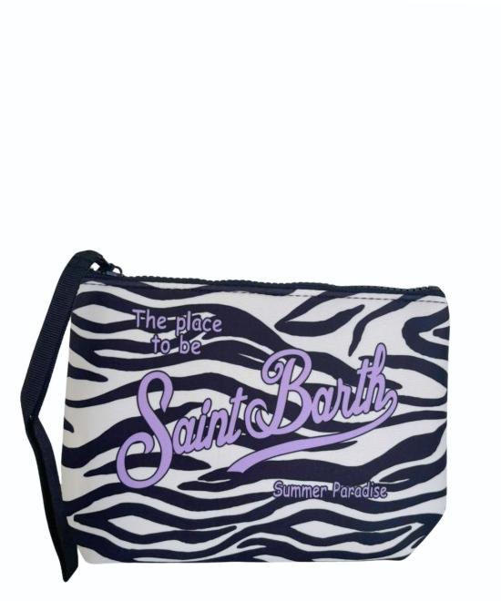 26SS 세인트바쓰 클러치/파우치 ALIN001 03322L ZEBRA COLOR 0124