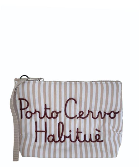 26SS 세인트바쓰 클러치/파우치 ALI0046 09351L STRIPES V PORTO CERVO 11 EMB