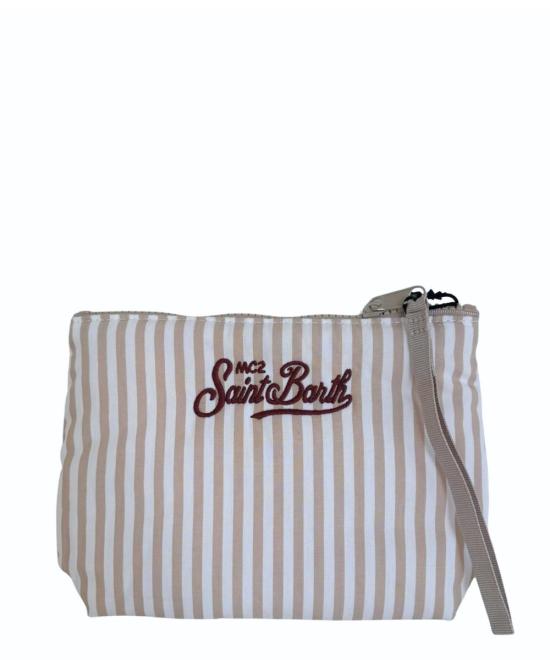 26SS 세인트바쓰 클러치/파우치 ALI0046 09351L STRIPES V PORTO CERVO 11 EMB - MC2 SAINT BARTH