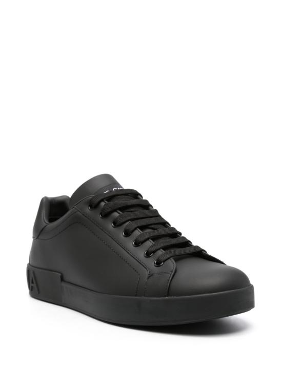 26FW 돌체앤가바나 카프스킨 포르토피노 스니커즈 CS1772 A106580999 - DOLCE & GABBANA