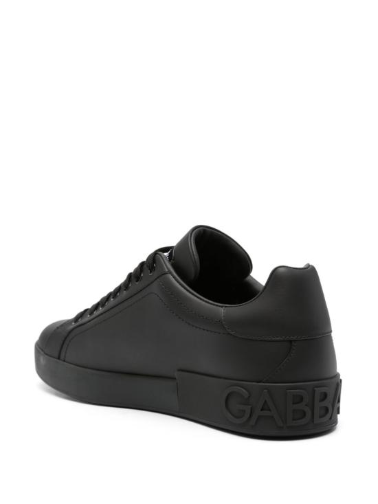 26FW 돌체앤가바나 카프스킨 포르토피노 스니커즈 CS1772 A106580999 - DOLCE & GABBANA