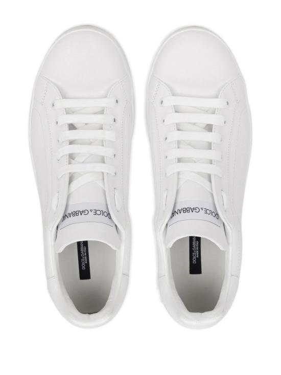 26FW 돌체앤가바나 카프스킨 포르토피노 스니커즈 CS1772 A106580001 White - DOLCE & GABBANA