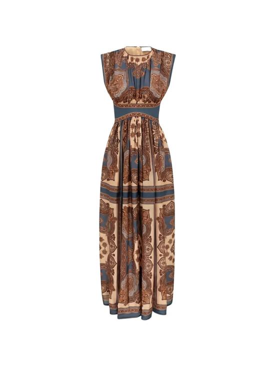 26FW 짐머만 롱 원피스 5514DSS263DBPL Brown