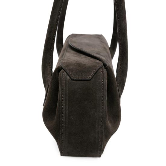 26FW 유제피 숄더백 OYSTER SHOULDE SUEDE GANAC BROWN - YUZEFI