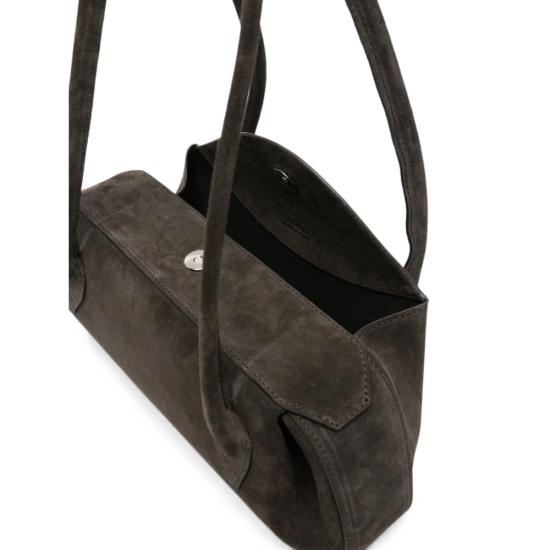 26FW 유제피 숄더백 OYSTER SHOULDE SUEDE GANAC BROWN - YUZEFI