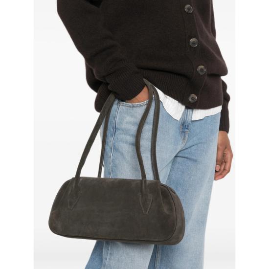 26FW 유제피 숄더백 OYSTER SHOULDE SUEDE GANAC BROWN - YUZEFI