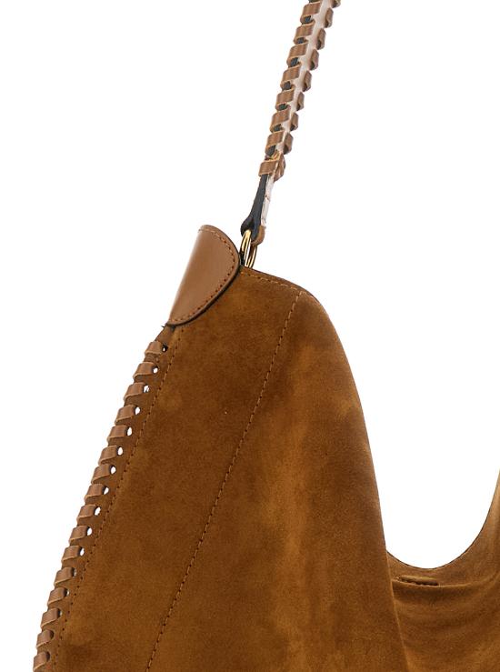 26FW 이자벨마랑 오스칸 호보 소프트 스웨이드 카프스킨 레더 백 PP0200FBB2C06M50CO Brown - ISABEL MARANT
