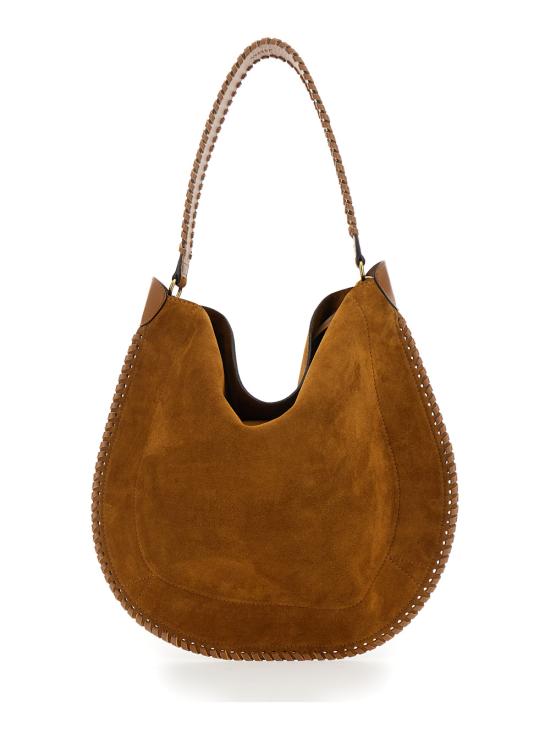 26FW 이자벨마랑 오스칸 호보 소프트 스웨이드 카프스킨 레더 백 PP0200FBB2C06M50CO Brown - ISABEL MARANT