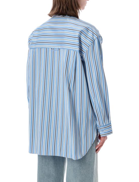 26SS 더프랭키샵 셔츠 CHFS22086836 BLUE MULTI BLUE MULTI STRIPES - THE FRANKIE SHOP