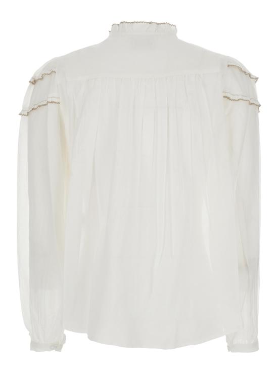 26FW 이자벨마랑에뚜왈 크리스타 블라우스 크리스타 블라우스 HT0681FBB3J04E20WH White - ISABEL MARANT ETOILE