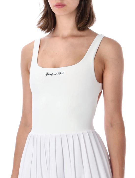 26SS 스포티앤리치 숏 원피스 DR00975326WH01 49 Bianco - SPORTY & RICH