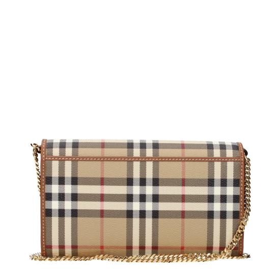 26SS 버버리 체크 체인 스트랩 월렛 8109798 - BURBERRY
