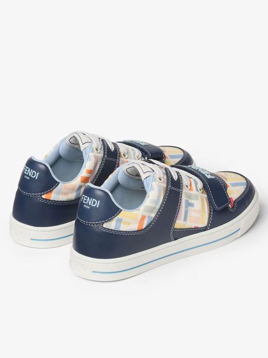26FW [키즈] 펜디 스니커즈 JMR476AY2W F1XI8 Blu - FENDI