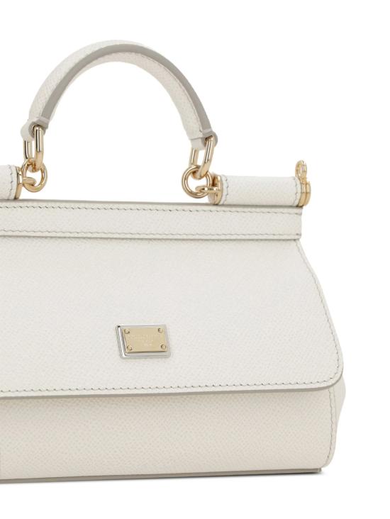 26FW 돌체앤가바나 SICILY 시실리 스몰 핸드백 BB7116B1001 80001 Bianco - DOLCE & GABBANA