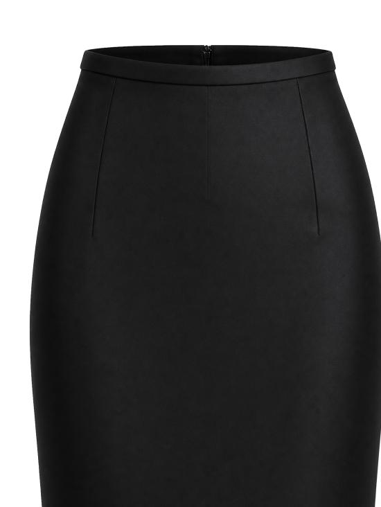 26SS 케이트 롱 스커트 41814224 200 BLACK - KHAITE