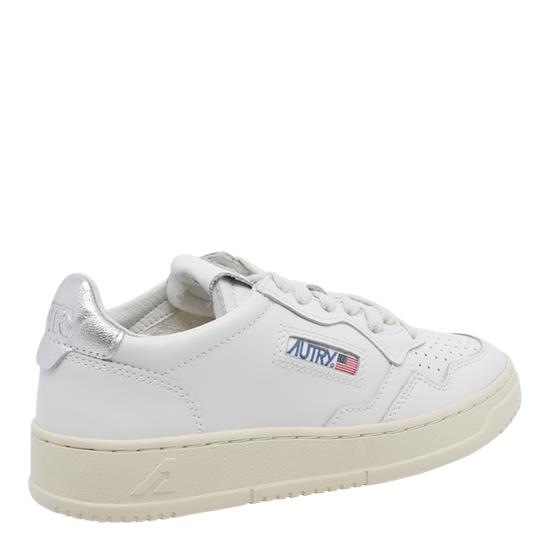 26FW 오트리 메달리스트 로우 레더 스니커즈 AULW LL05 White - AUTRY