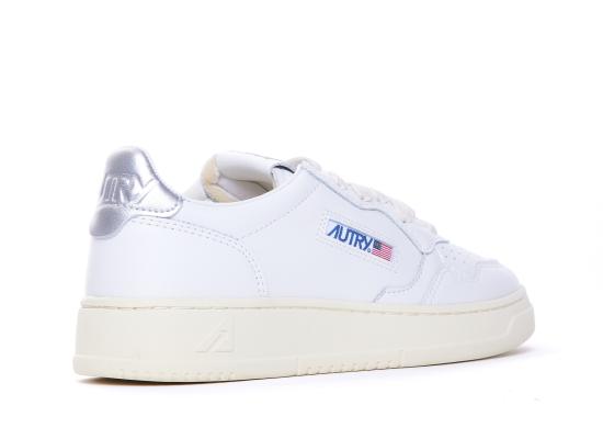 26FW 오트리 메달리스트 로우 레더 스니커즈 AULW LL05 White - AUTRY