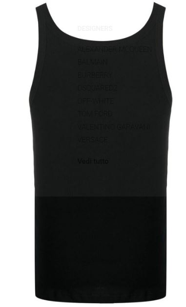  돌체앤가바나 민소매 티셔츠 M8C19J ONN96N0000 - DOLCE & GABBANA