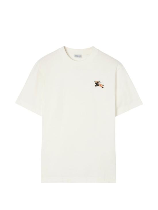  버버리 반팔 티셔츠 8127950 B7078 Chalk - BURBERRY