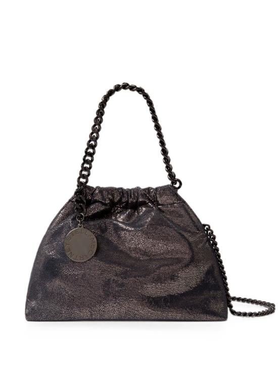 26FW 스텔라 맥카트니 팔라벨라 드로스트링 숄더백 7B0144 WP04894018 Dark navy
