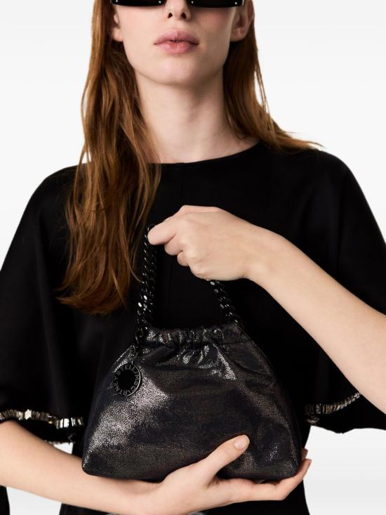 26FW 스텔라 맥카트니 팔라벨라 드로스트링 숄더백 7B0144 WP04894018 Dark navy - STELLA MCCARTNEY