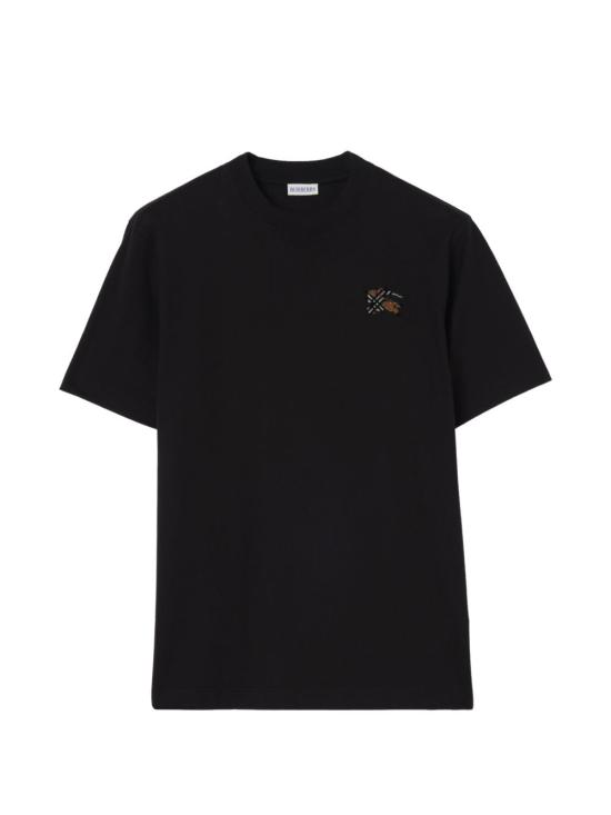  버버리 반팔 티셔츠 8127949 A1189 Black - BURBERRY